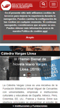 Mobile Screenshot of catedravargasllosa.com